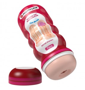 PRETTY LOVE - Flora Vacuum Cup Masturbator With Red Sucker Ball